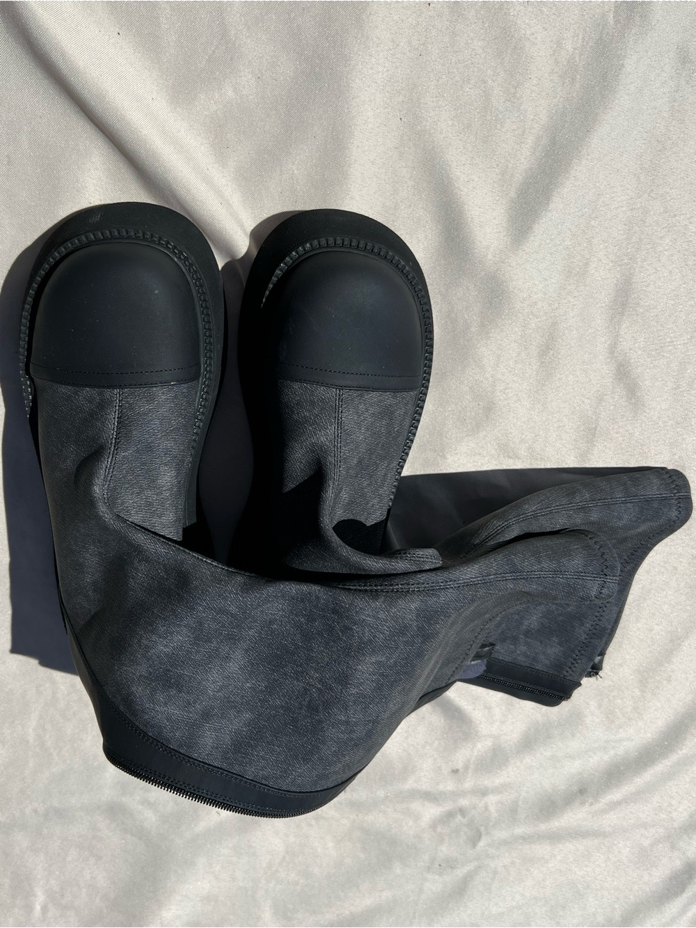 Black Stretch Boot Socks - Comfortable Everyday Wear